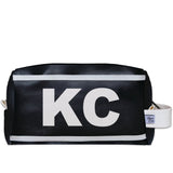 KC (Kansas City) City Abbreviation Travel Dopp Kit Toiletry Bag