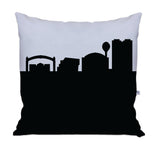 Kent OH Skyline Large Throw Pillow