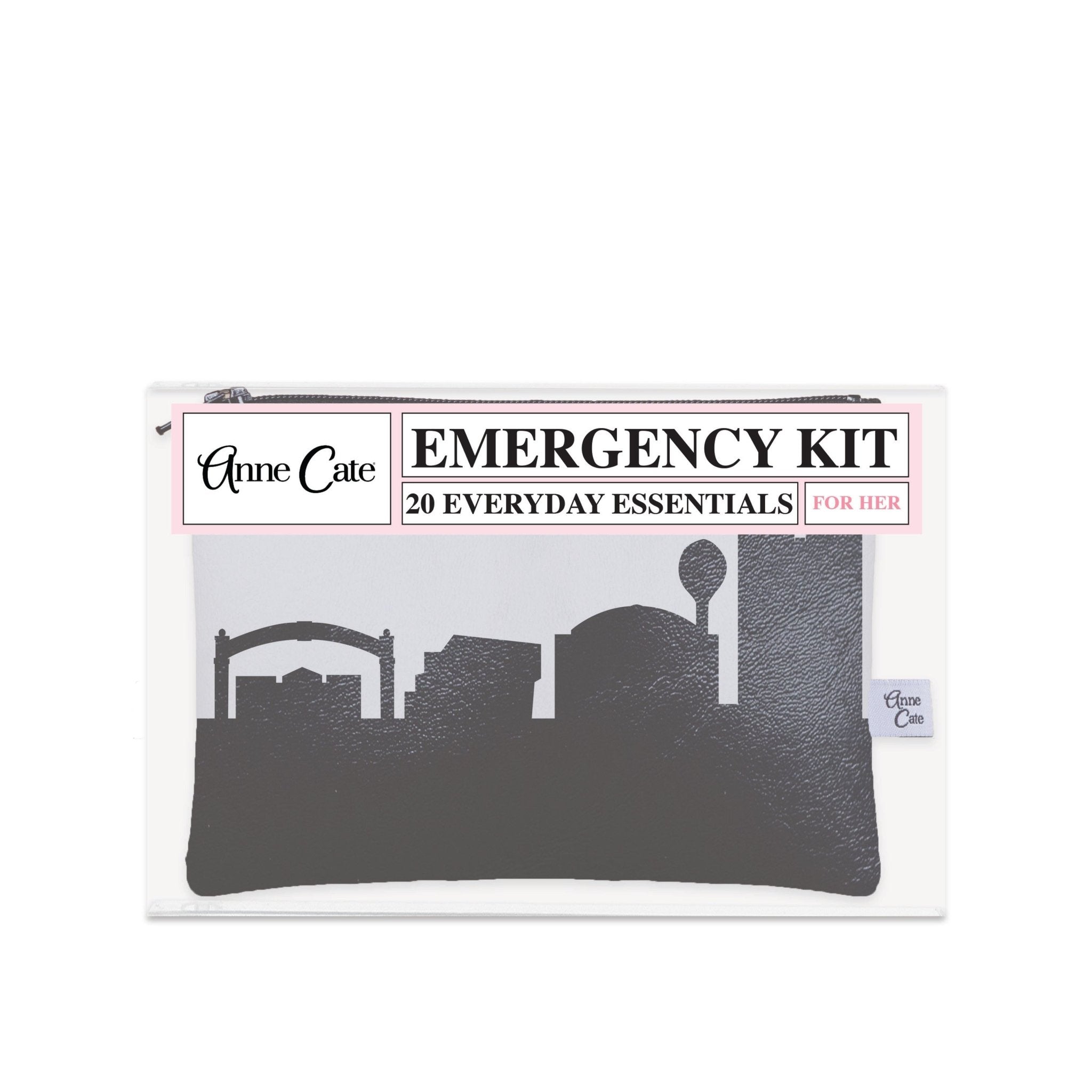 Kent OH Skyline Mini Wallet Emergency Kit - For Her - Anne Cate