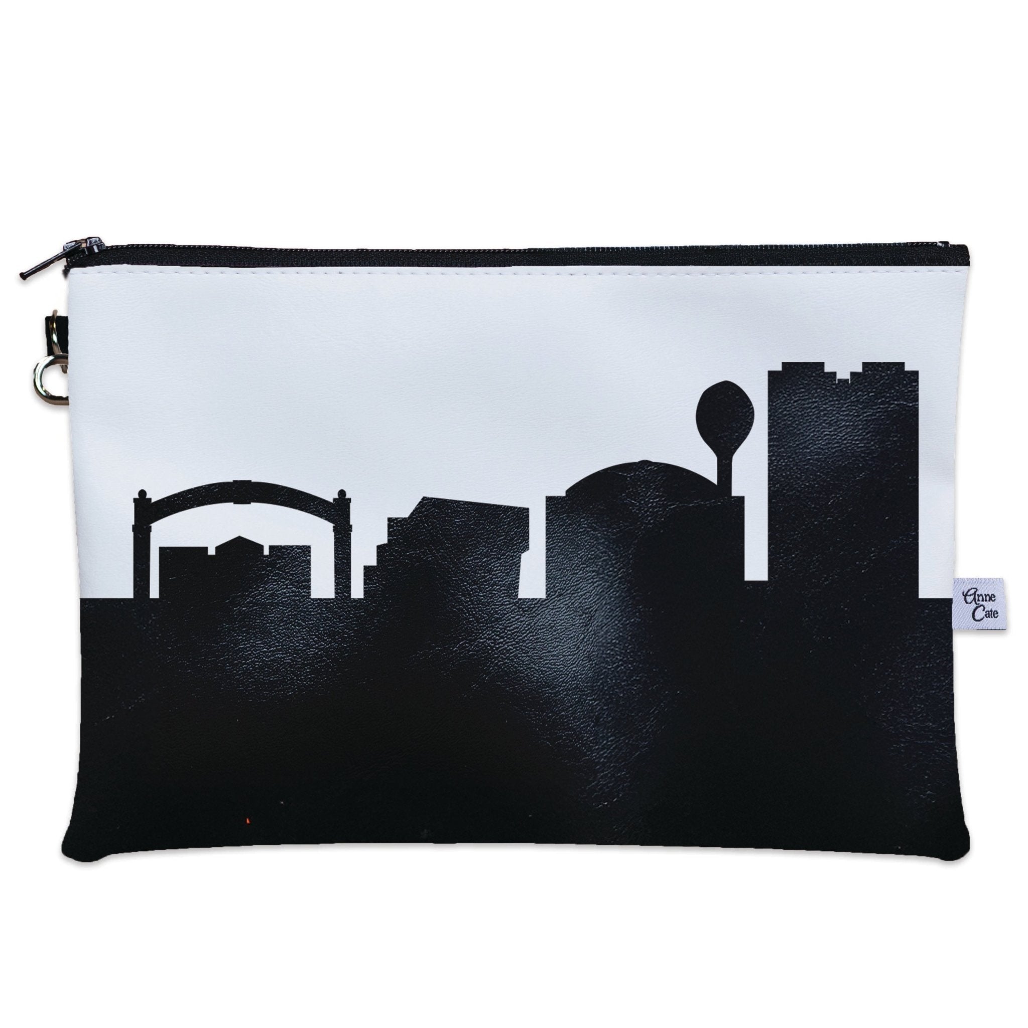 Kent OH Skyline Wristlet Clutch Purse - Anne Cate