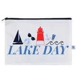 Lake Day Sailcloth Splash-Proof Pouch Wet Bag