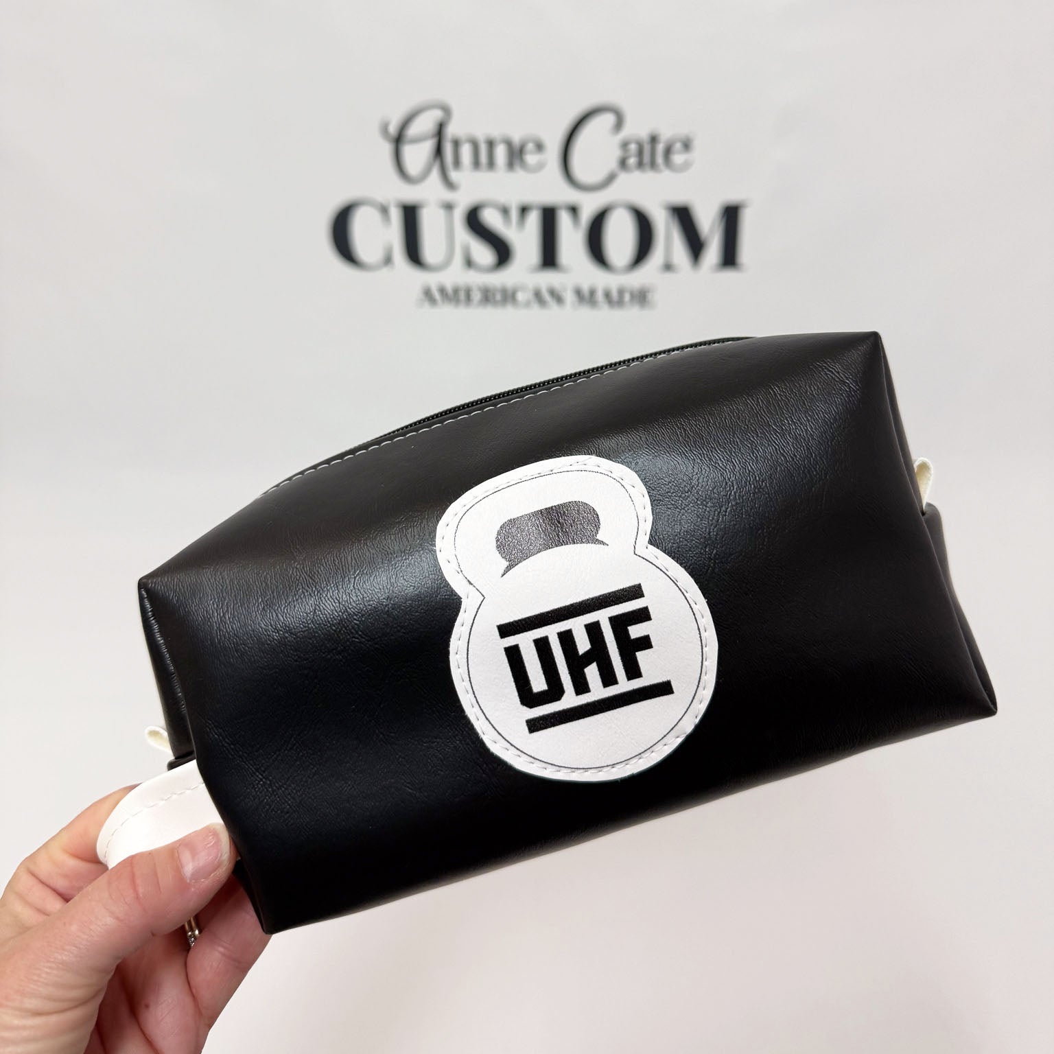 Large Dopp Kit Toiletry Bag Travel Bag - Custom - Anne Cate