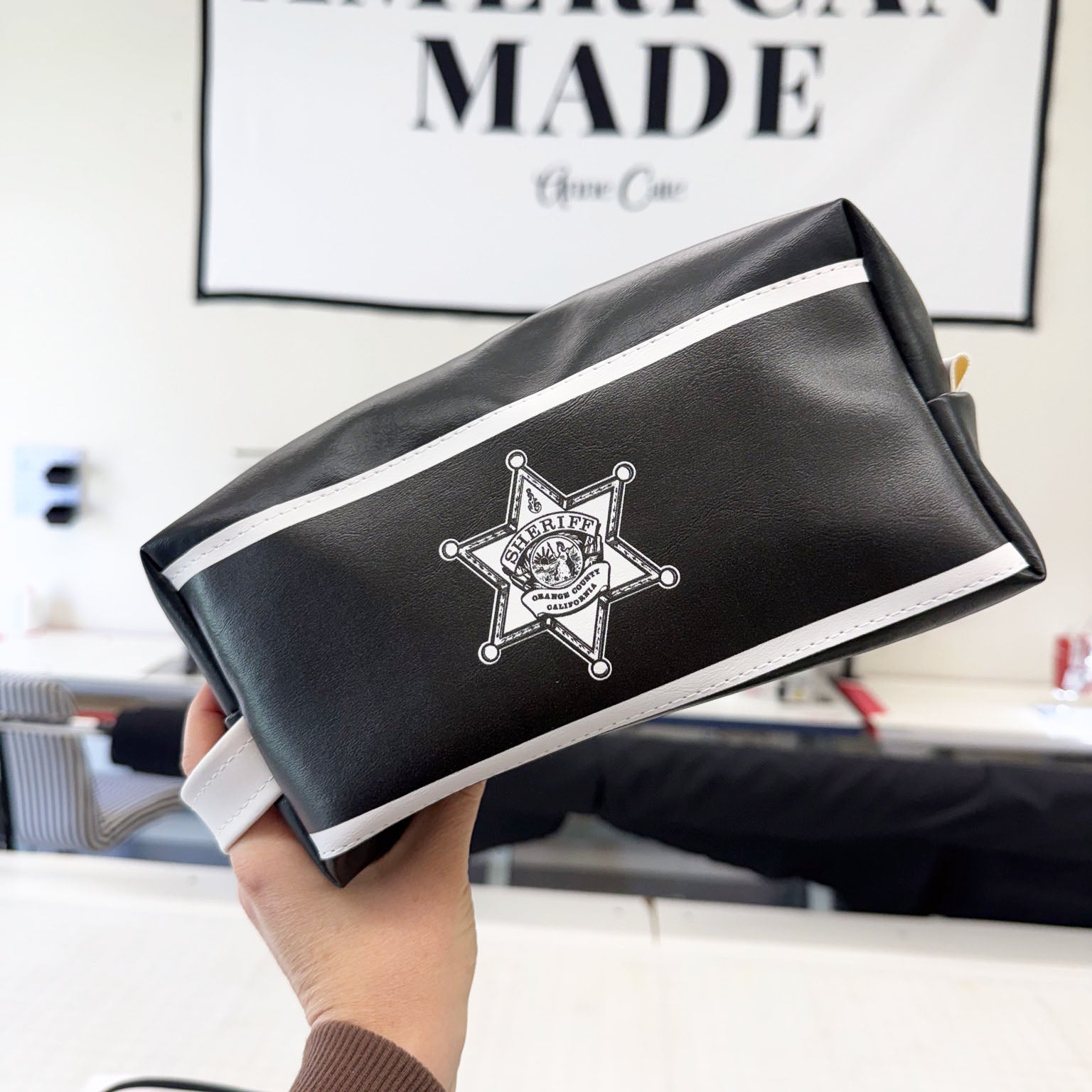 Large Dopp Kit Toiletry Bag Travel Bag - Custom - Anne Cate