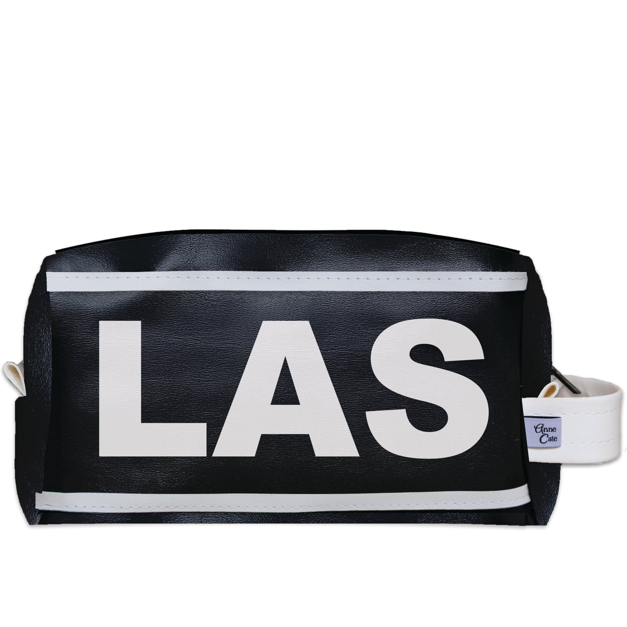 LAS (Las Vegas) City Abbreviation Travel Dopp Kit Toiletry Bag - Anne Cate