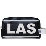 LAS (Las Vegas) City Abbreviation Travel Dopp Kit Toiletry Bag