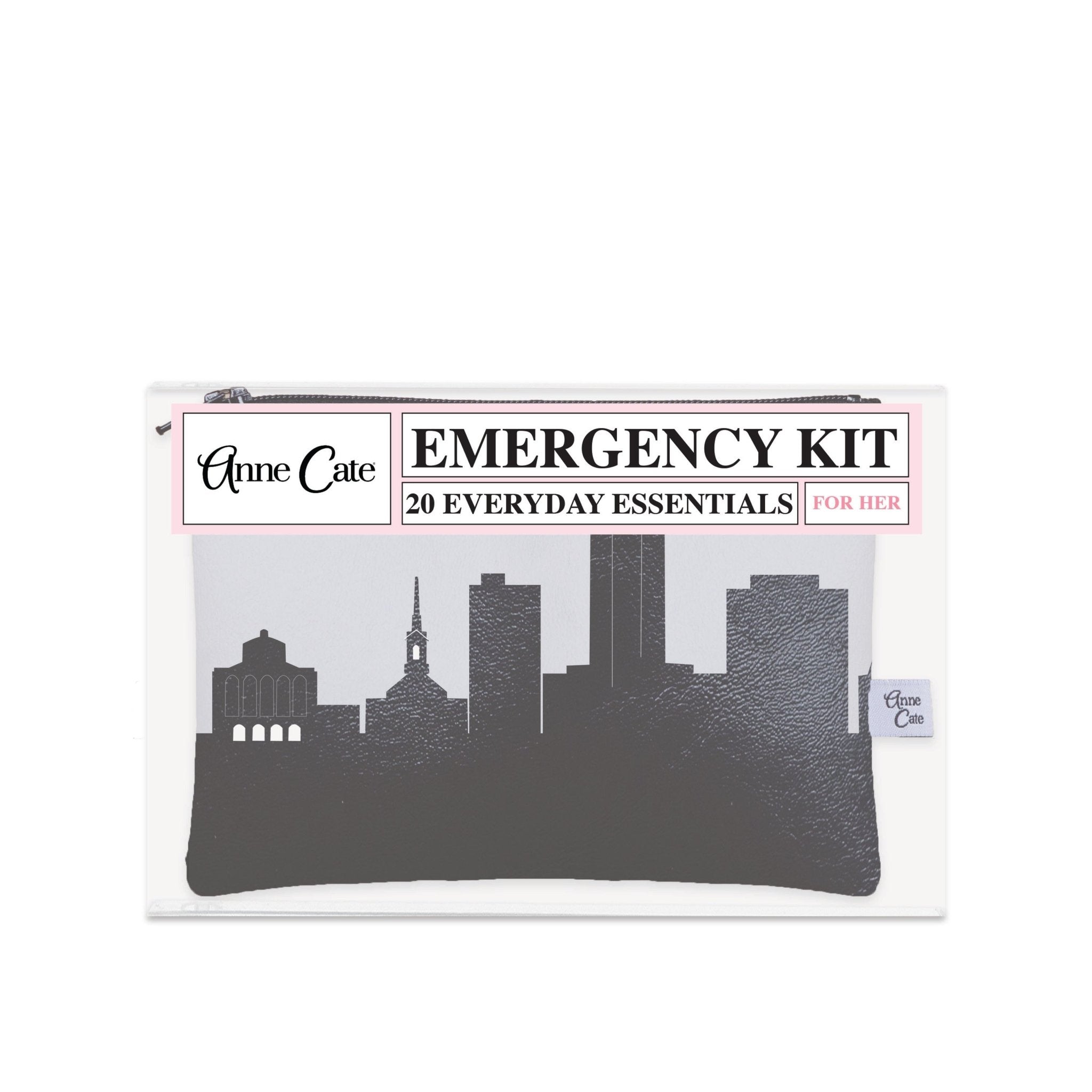 Lexington KY (University of Kentucky) Skyline Mini Wallet Emergency Kit - For Her - Anne Cate