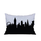 London England Skyline Lumbar Pillow