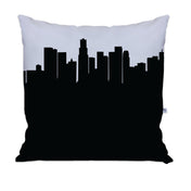 Los Angeles CA Skyline Large Throw Pillow - Anne Cate