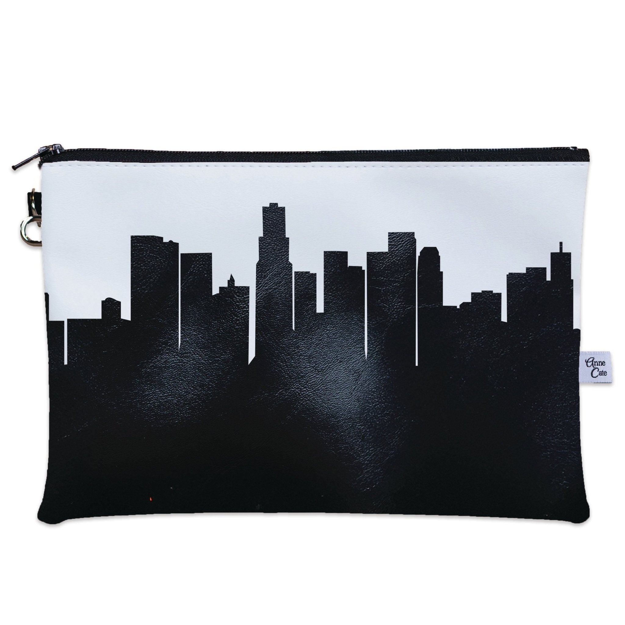 Los Angeles CA Skyline Wristlet Clutch Purse - Anne Cate