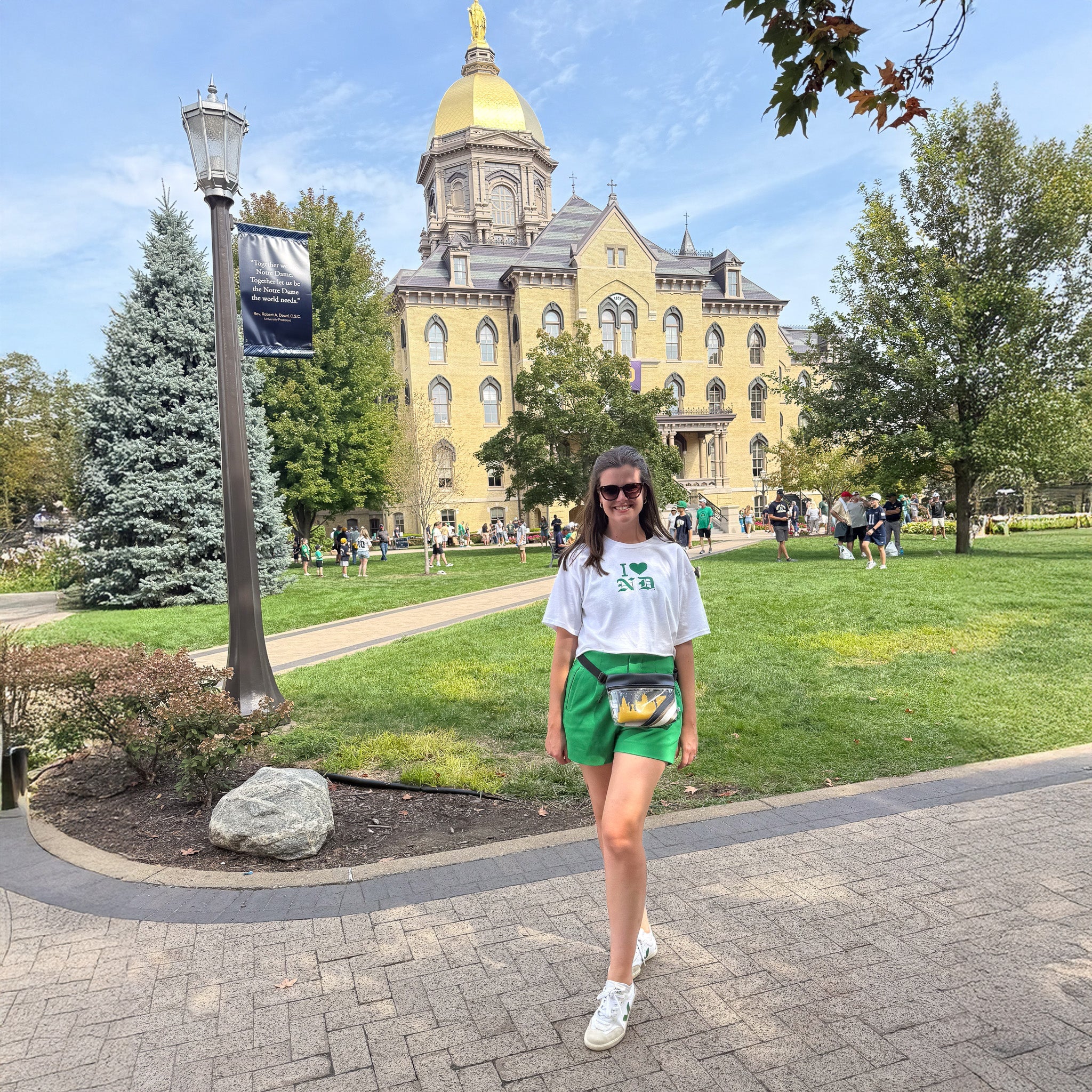 Louisiana State University Football Stadium Clear Stripe Game Day Fanny Pack - Anne Cate