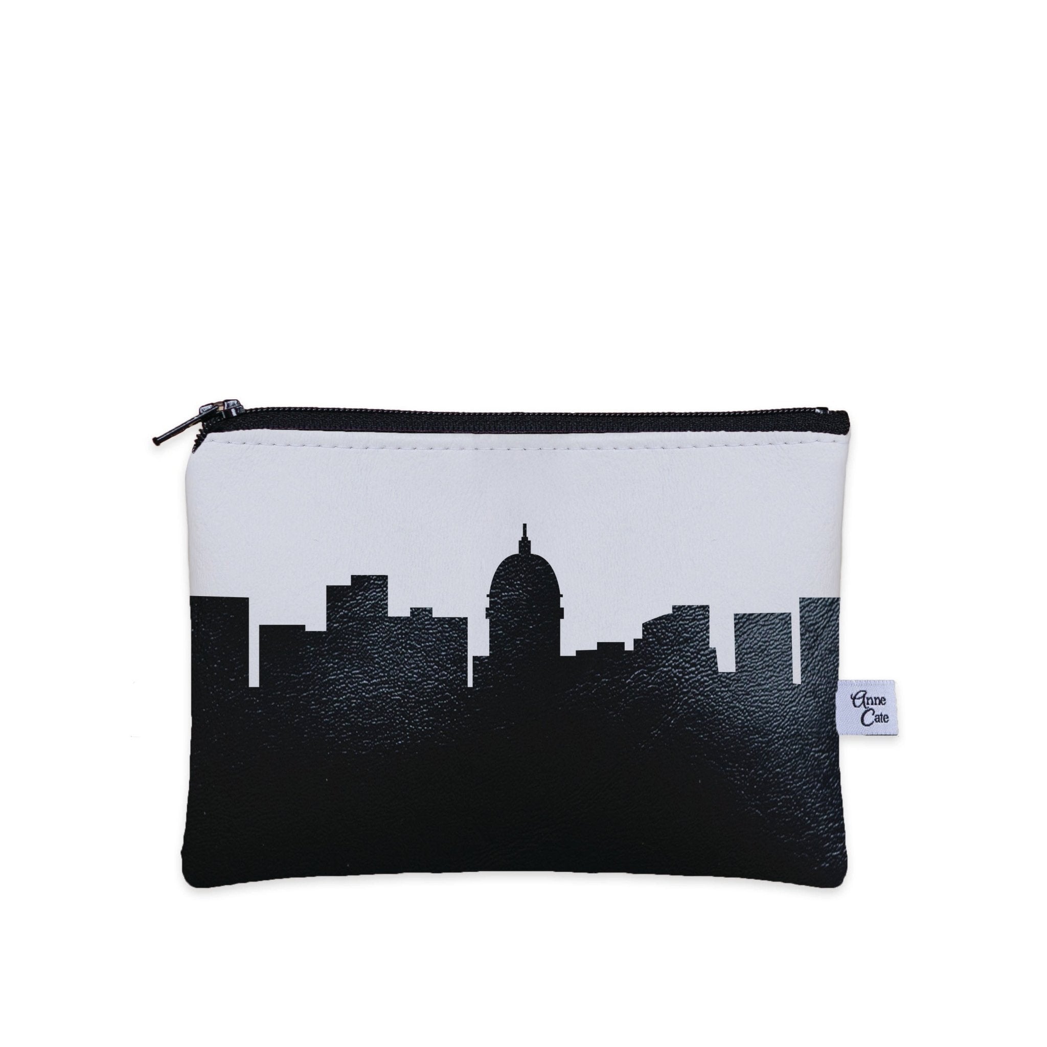 Madison WI Skyline Vegan Leather Mini Wallet - Anne Cate