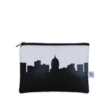 Madison WI Skyline Vegan Leather Mini Wallet
