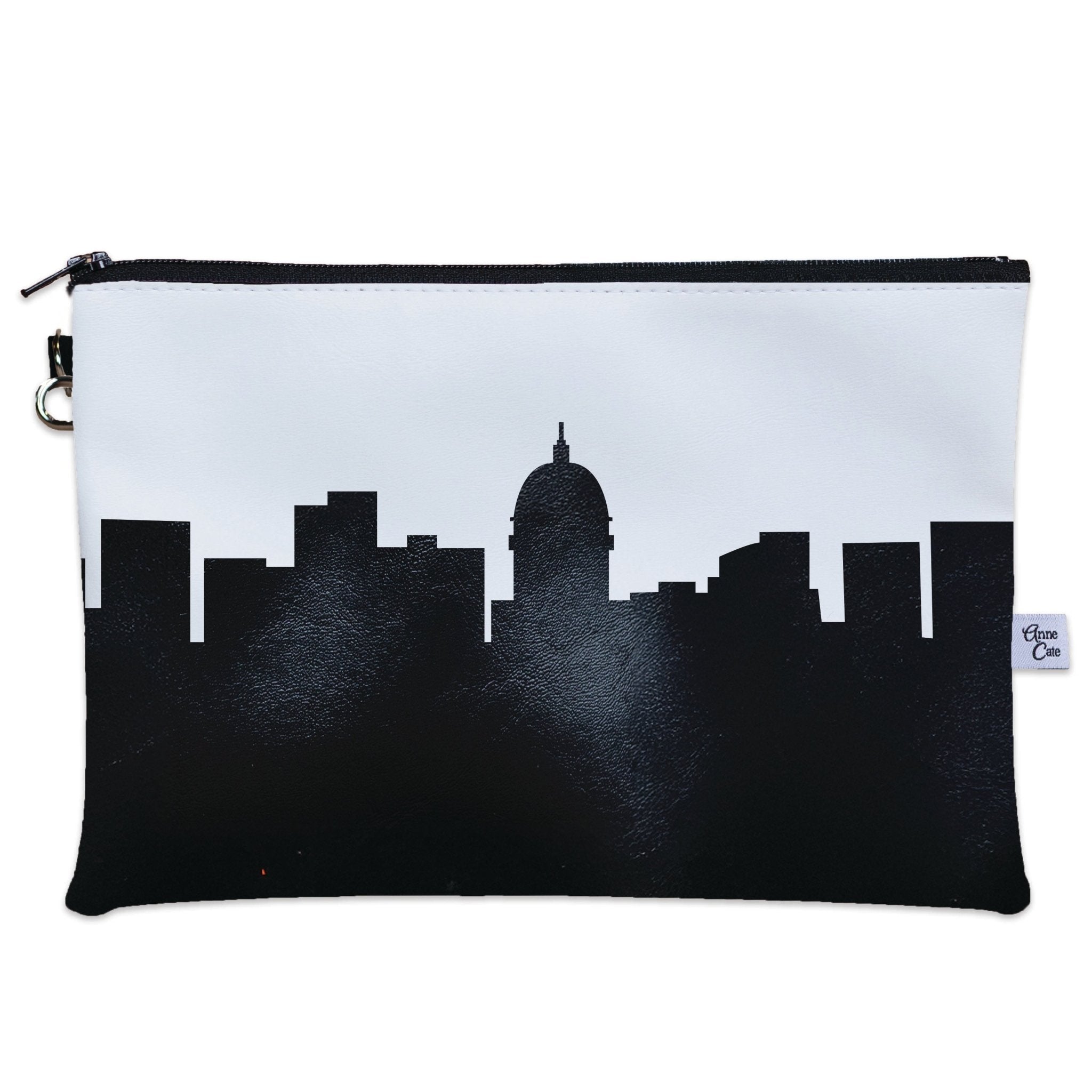 Madison WI Skyline Wristlet Clutch Purse - Anne Cate