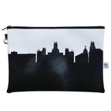 Madrid Spain Skyline Wristlet Clutch Purse