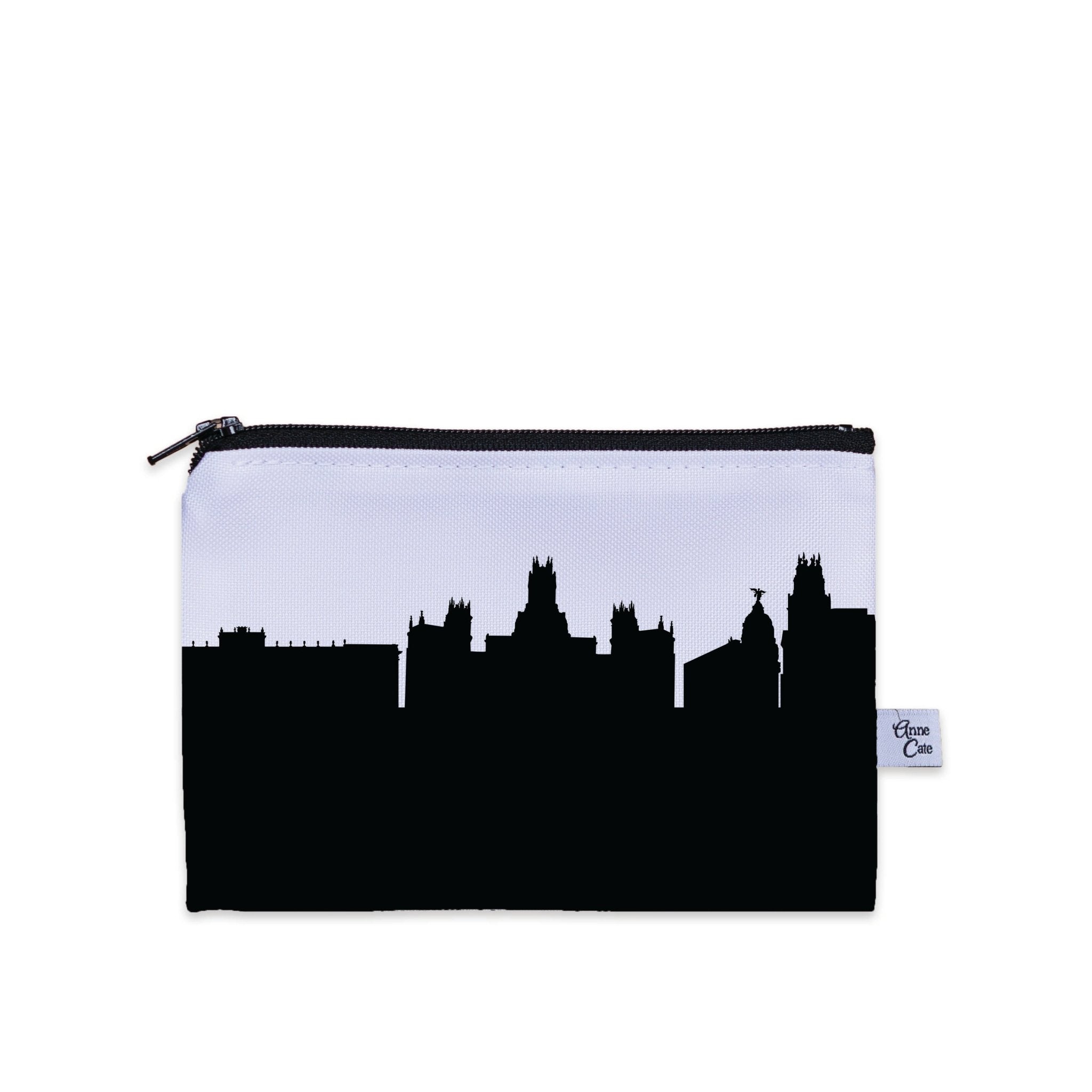 Madrid Spain Skyline Canvas Mini Purse - Anne Cate