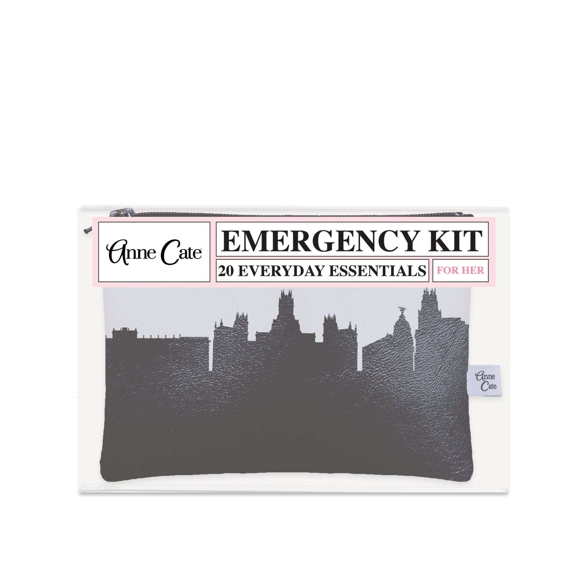 Madrid Spain Skyline Mini Wallet Emergency Kit - For Her - Anne Cate