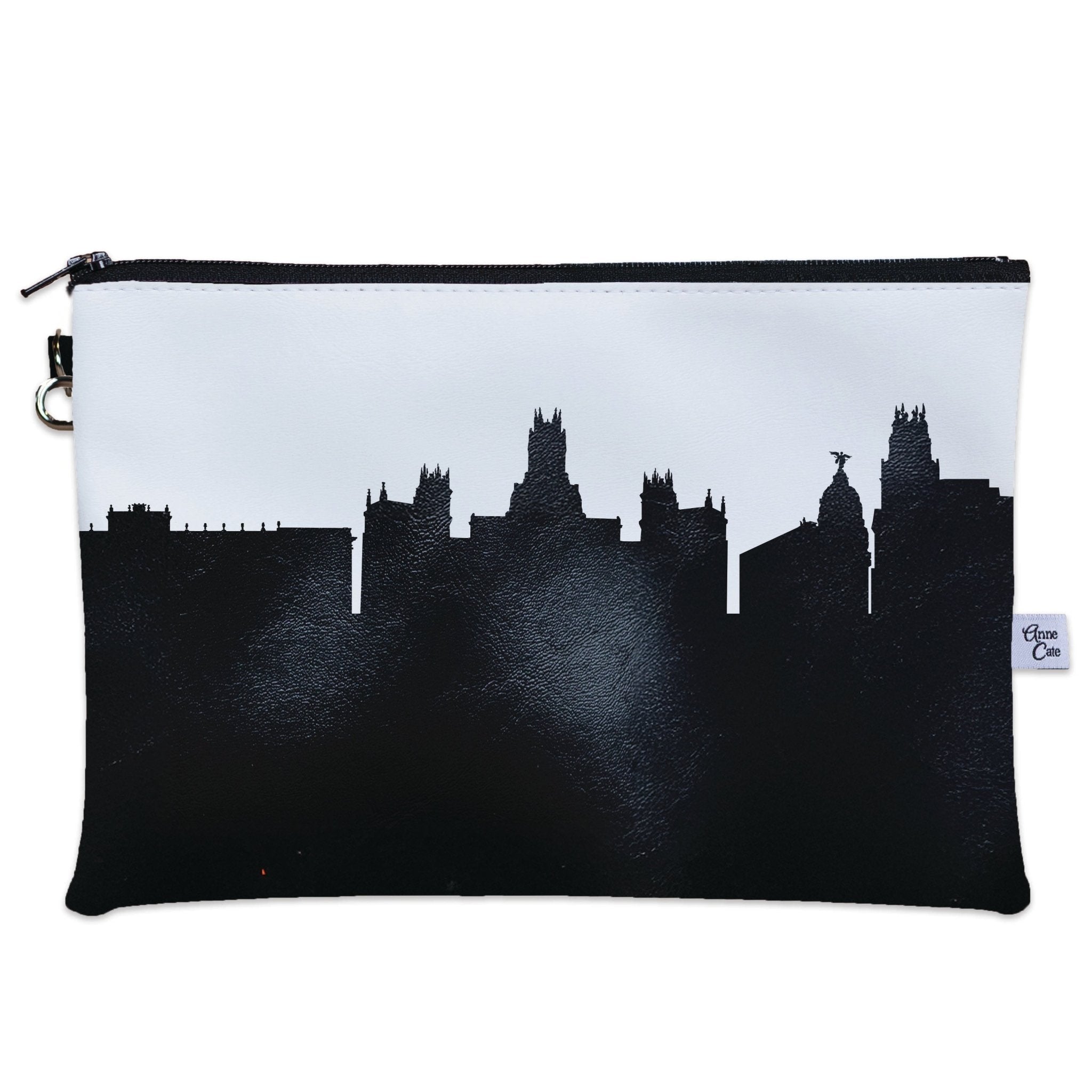 Madrid Spain Skyline Wristlet Clutch Purse - Anne Cate
