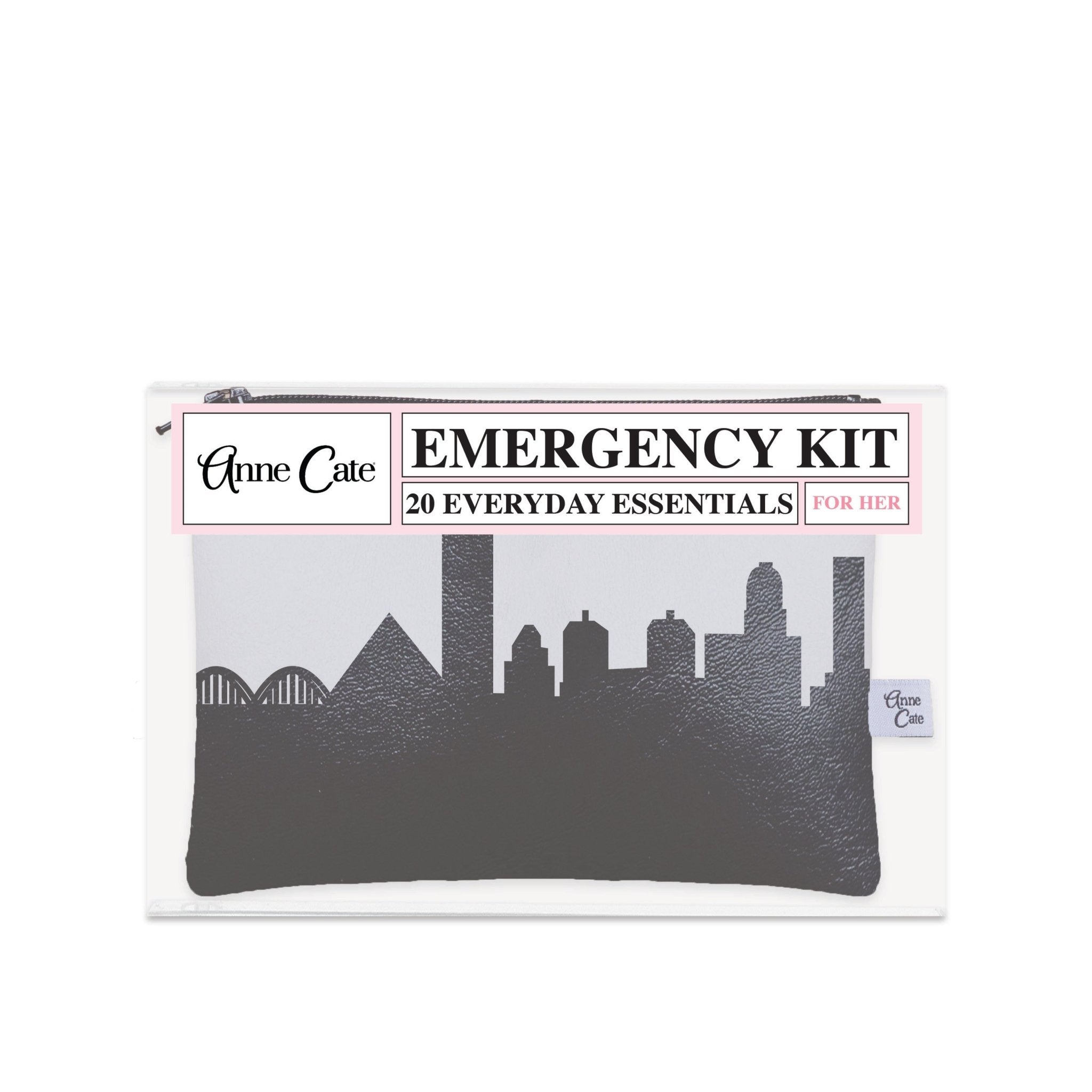 Memphis TN Skyline Mini Wallet Emergency Kit - For Her - Anne Cate