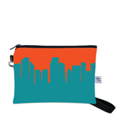 Miami Dolphins Football Stadium Skyline Game Day Wristlet - Anne Cate