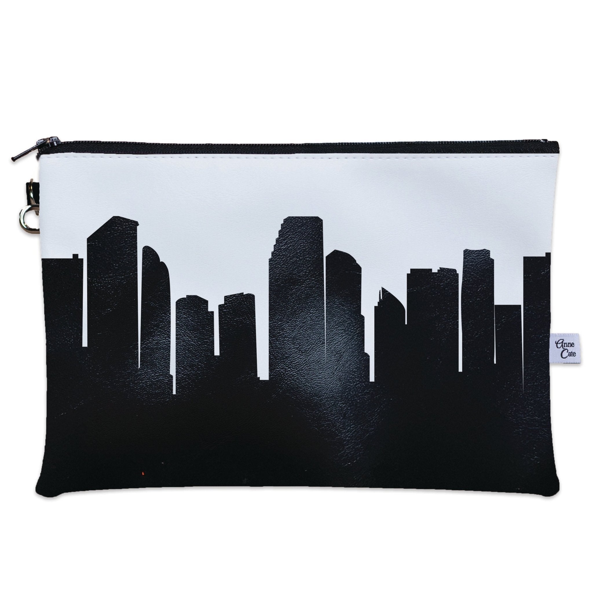 Miami FL Skyline Wristlet Clutch Purse - Anne Cate