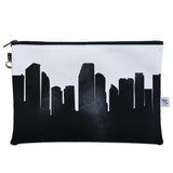 Miami FL Skyline Wristlet Clutch Purse