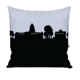 Middle Bass Island OH Skyline Large Throw Pillow