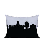 Middle Bass Island OH Skyline Lumbar Pillow - Anne Cate