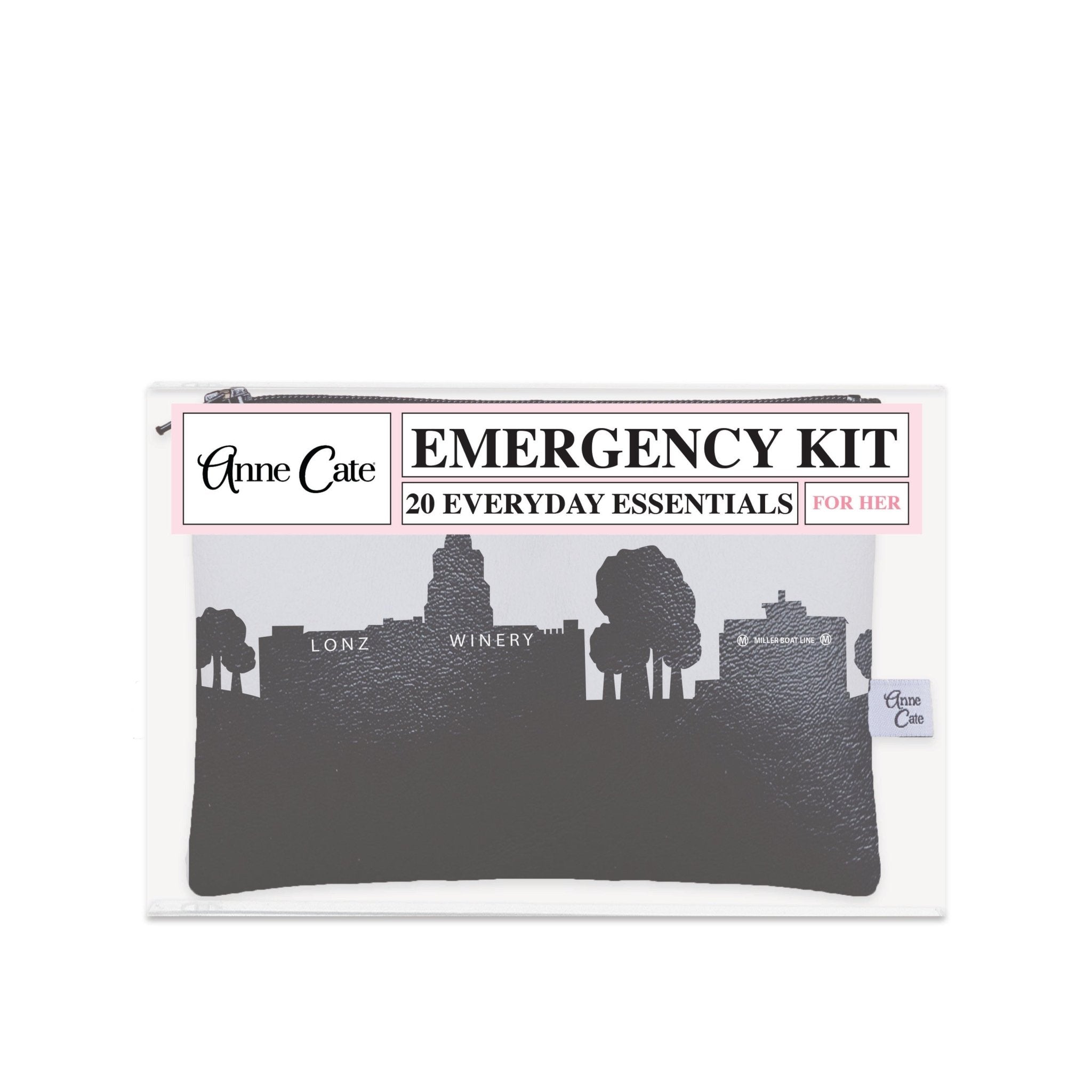 Middle Bass Island OH Skyline Mini Wallet Emergency Kit - For Her - Anne Cate
