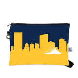 Milwaukee Brewers Baseball Ballpark Skyline Game Day Wristlet