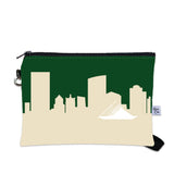 Milwaukee Bucks Basketball Arena Skyline Game Day Wristlet