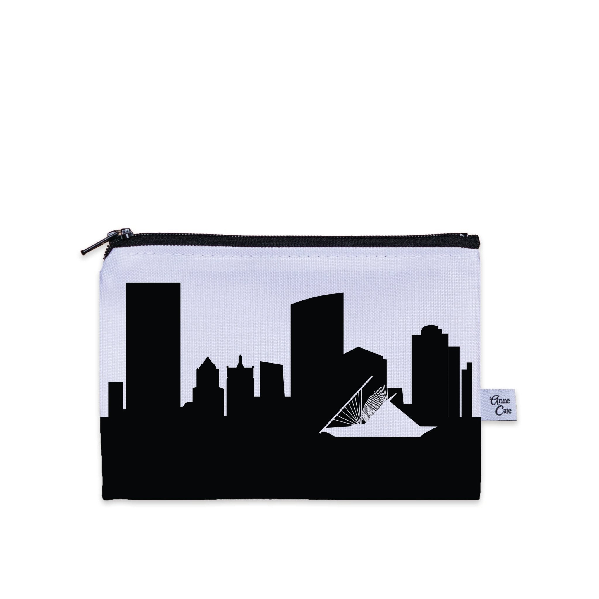 Milwaukee WI Skyline Canvas Mini Purse - Anne Cate