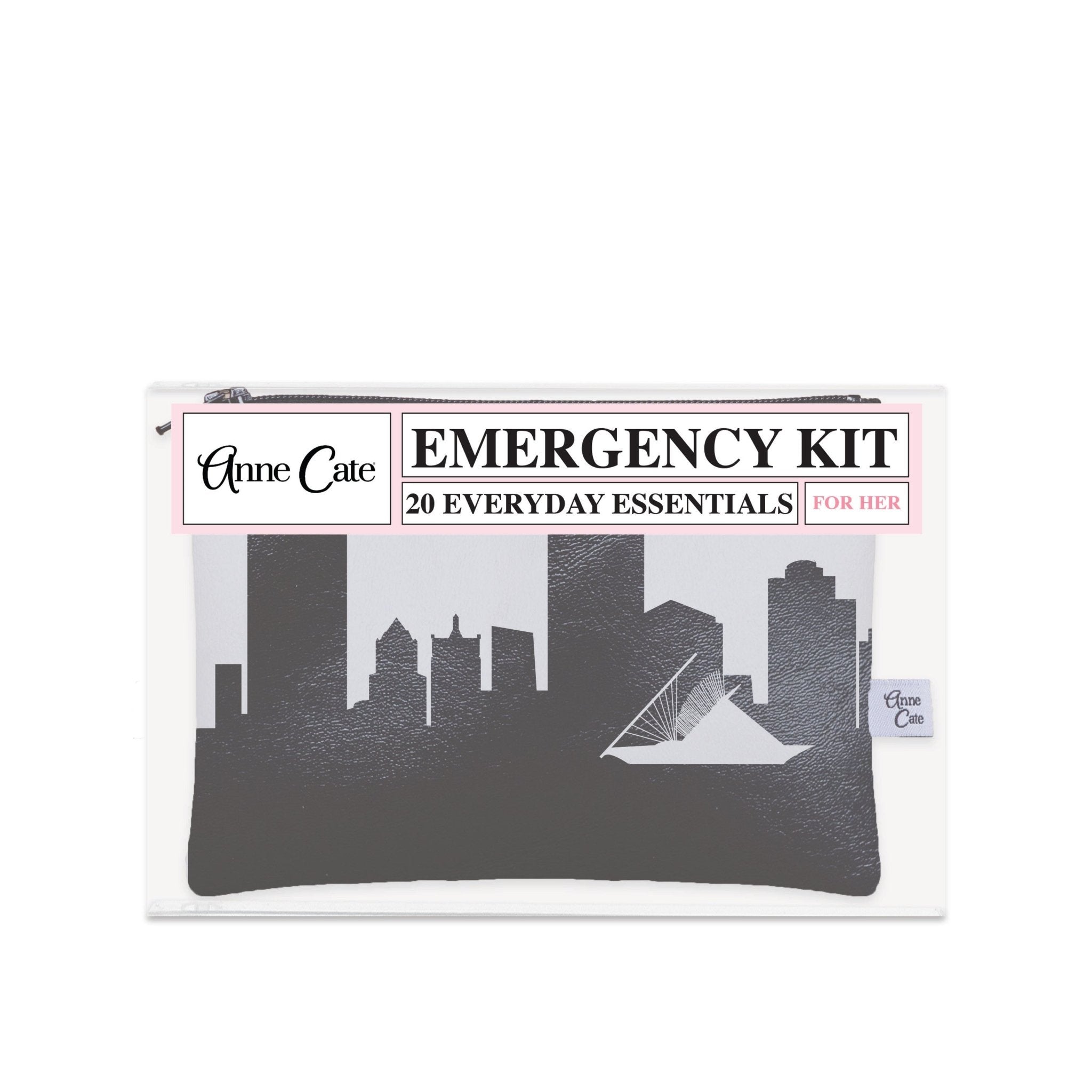 Milwaukee WI Skyline Mini Wallet Emergency Kit - For Her - Anne Cate