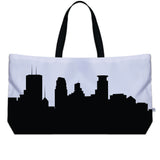 Minneapolis MN Skyline Weekender Tote