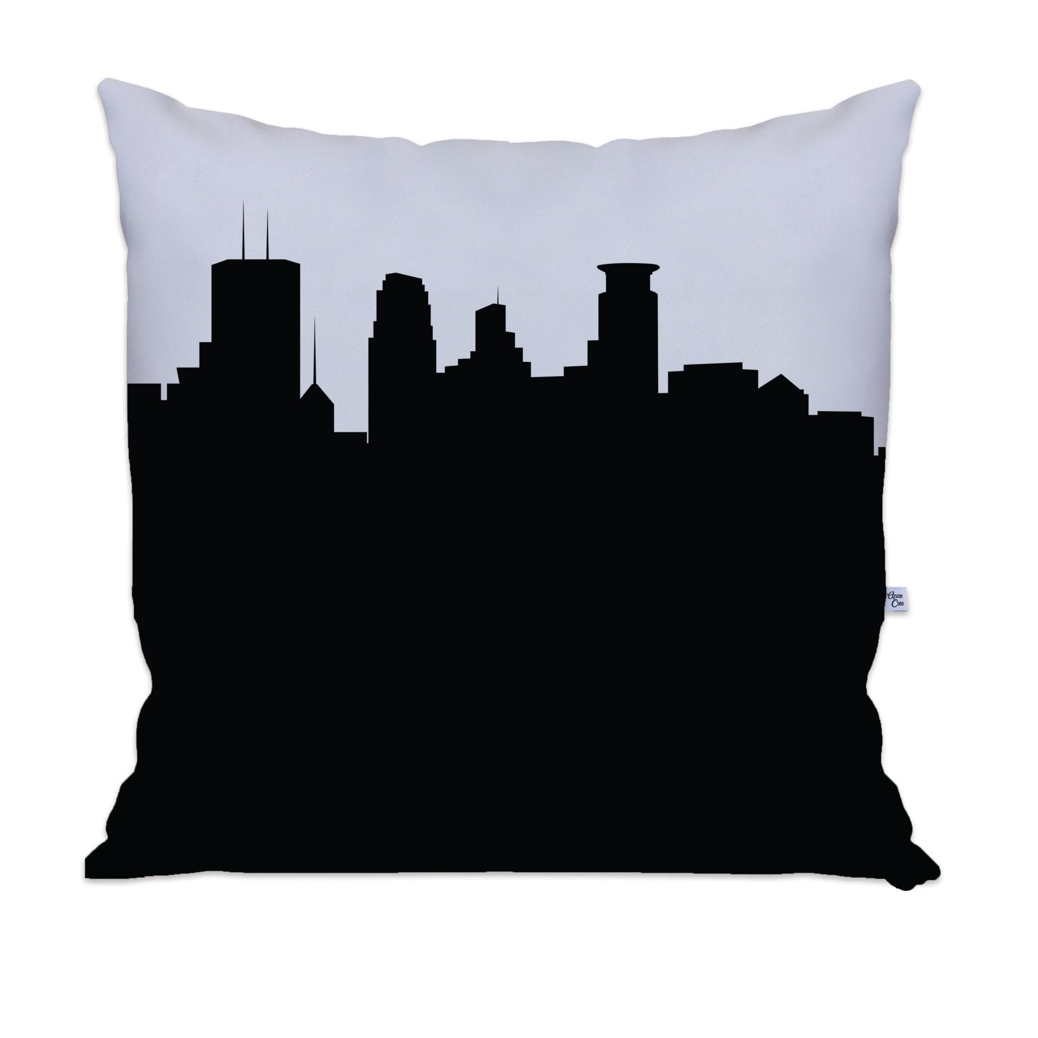 Minneapolis MN Skyline Large Throw Pillow - Anne Cate