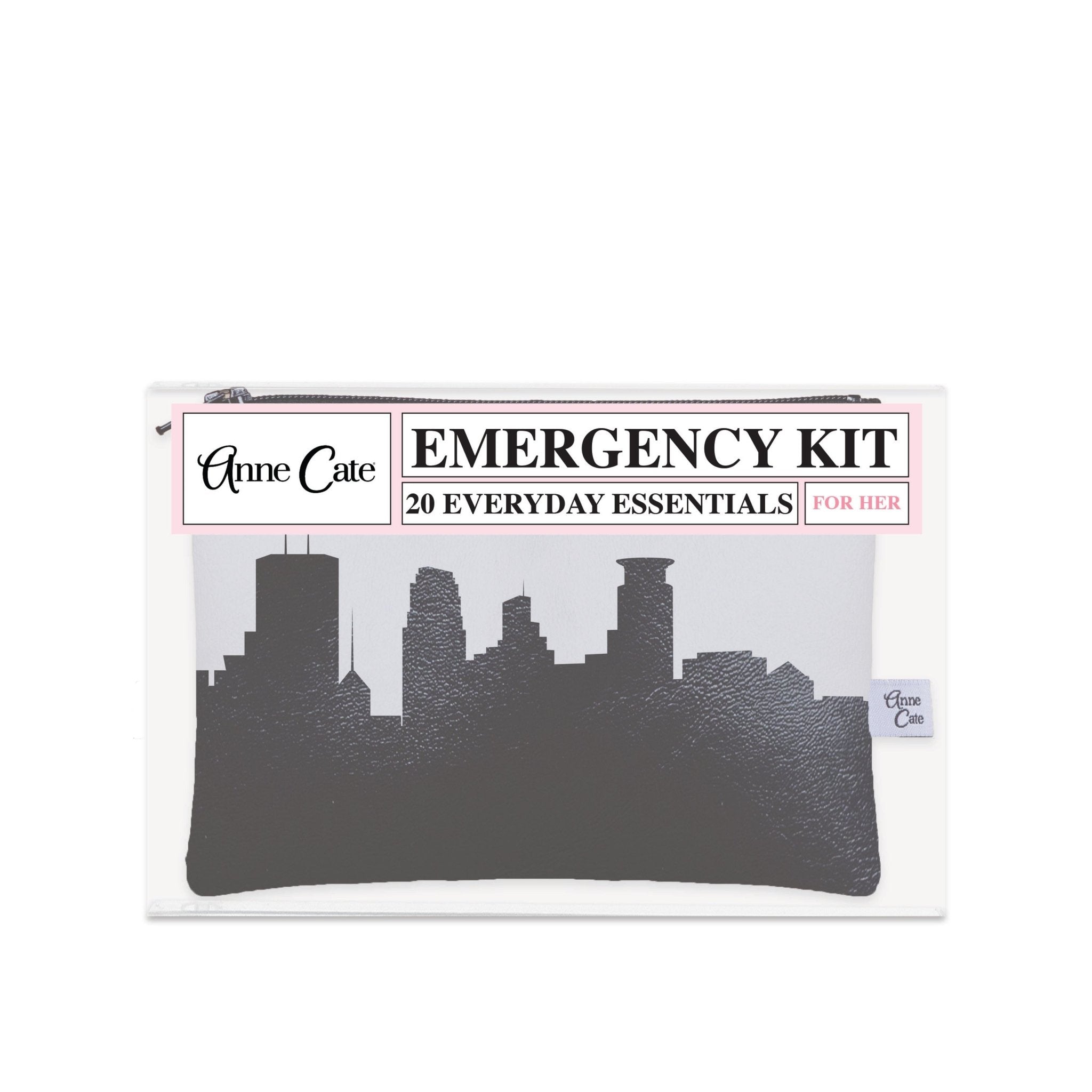 Minneapolis MN Skyline Mini Wallet Emergency Kit - For Her - Anne Cate