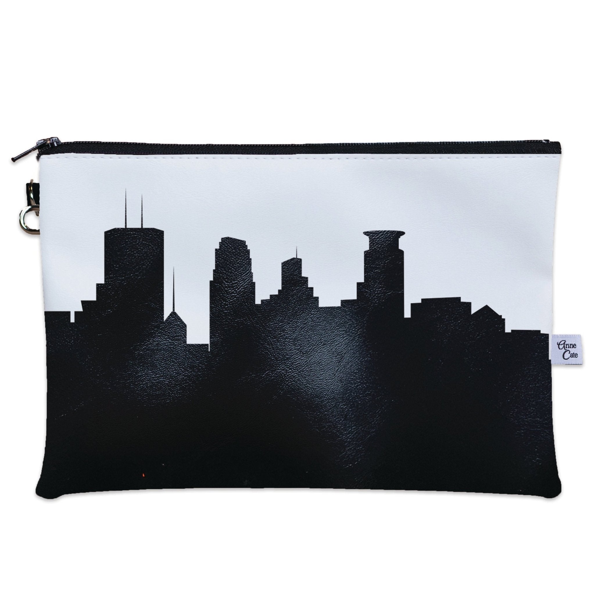 Minneapolis MN Skyline Wristlet Clutch Purse - Anne Cate