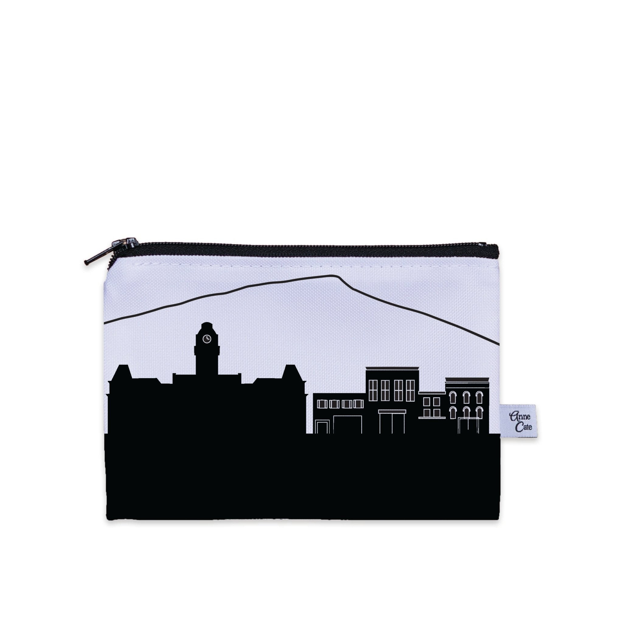 Morgantown WV (West Virginia University) Skyline Canvas Mini Purse - Anne Cate