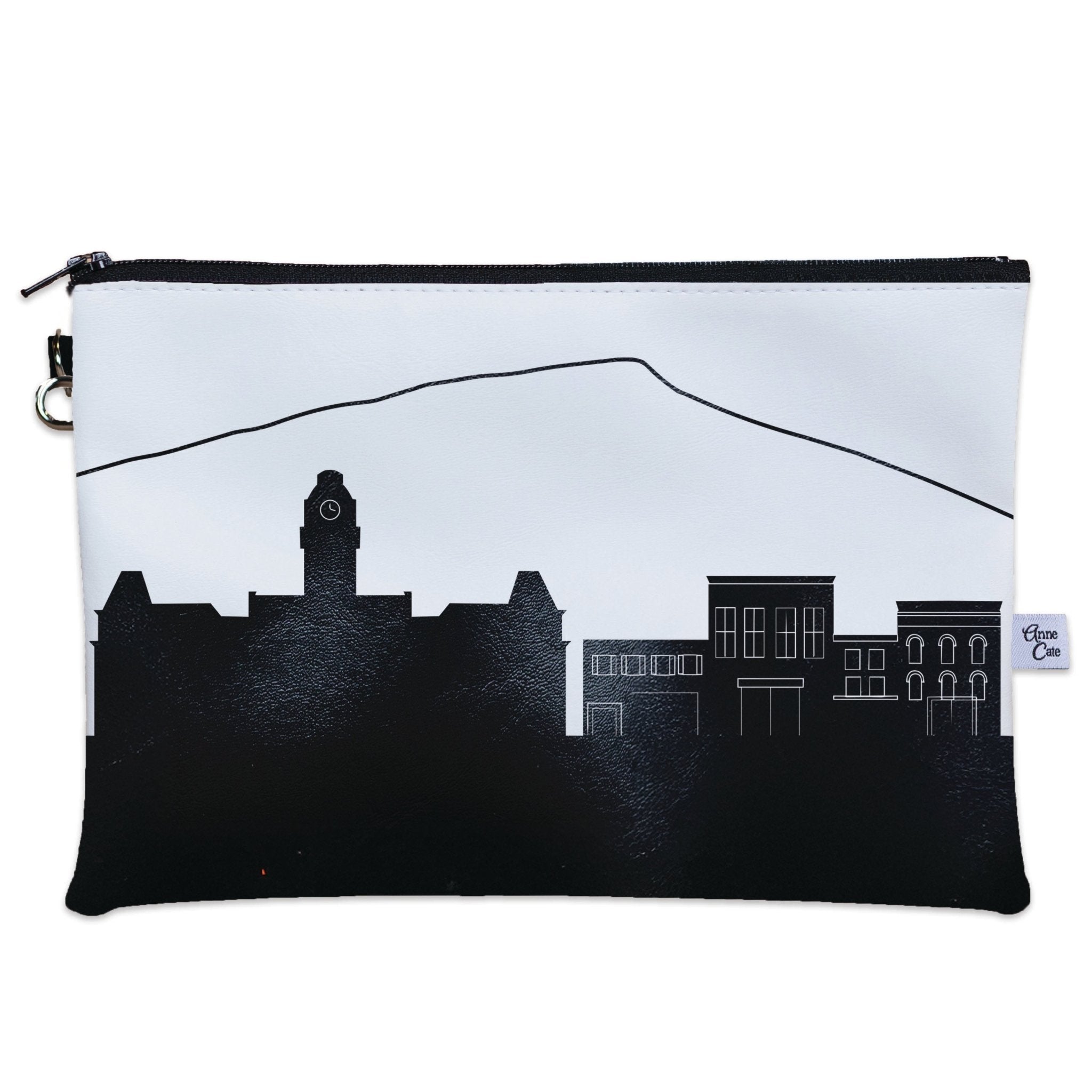 Morgantown WV (West Virginia University) Skyline Wristlet Clutch Purse - Anne Cate