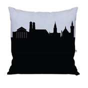 Munich Germany Skyline Large Throw Pillow - Anne Cate