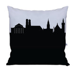 Munich Germany Skyline Large Throw Pillow