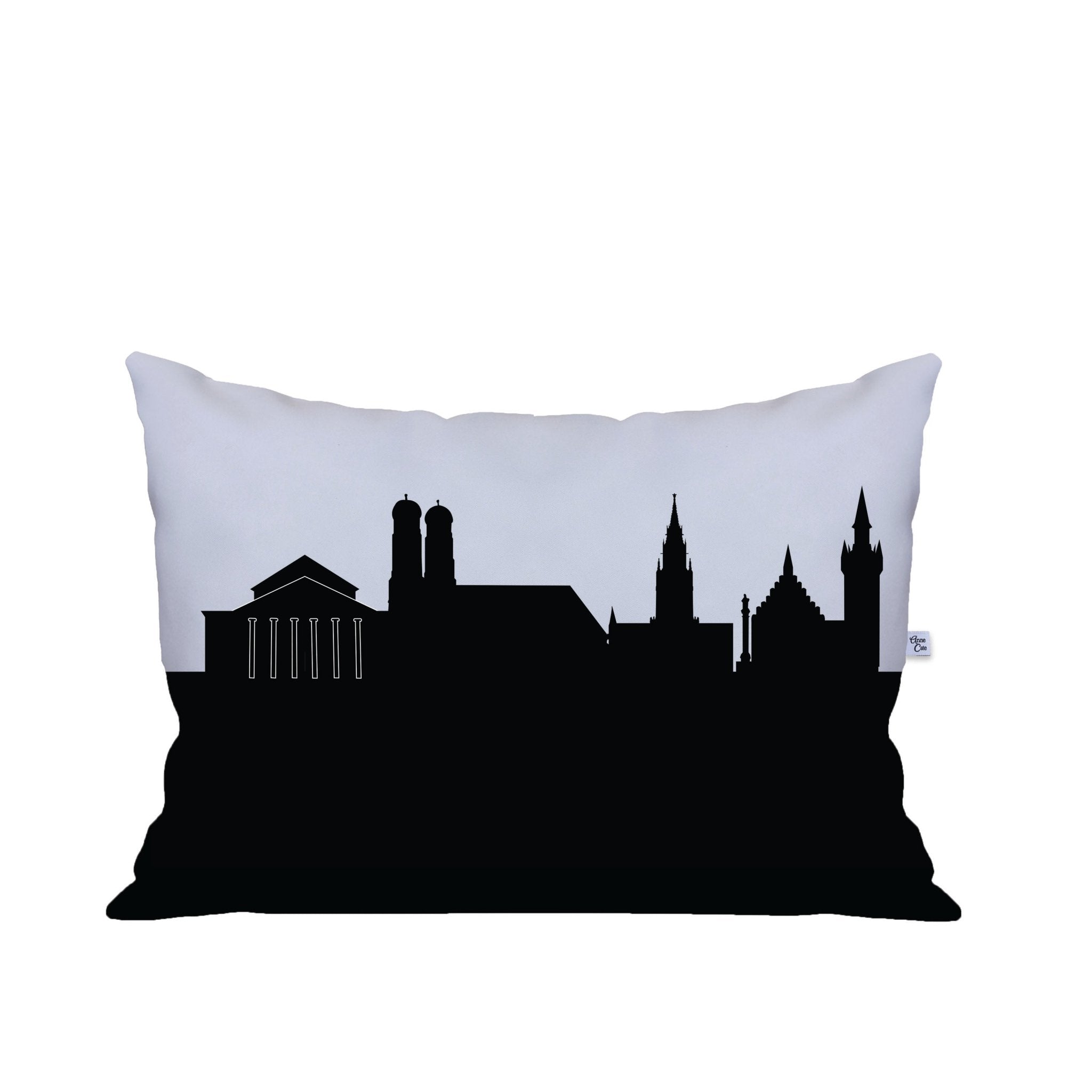 Munich Germany Skyline Lumbar Pillow - Anne Cate