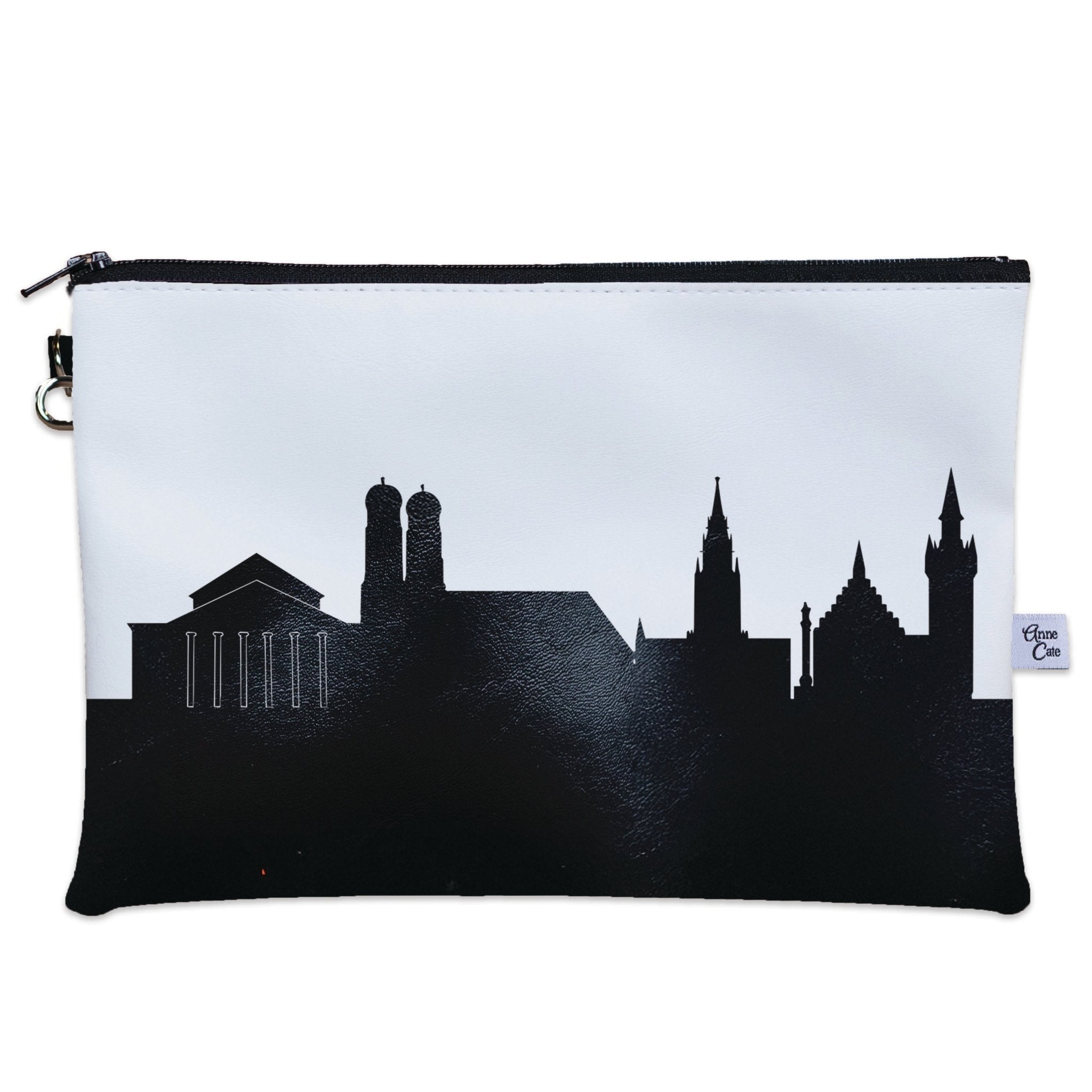 Munich Germany Skyline Wristlet Clutch Purse - Anne Cate