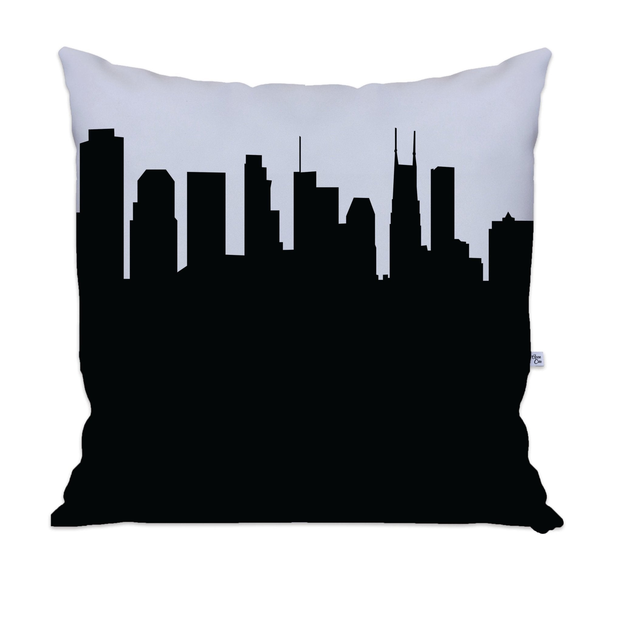 Nashville TN Skyline Large Throw Pillow - Anne Cate