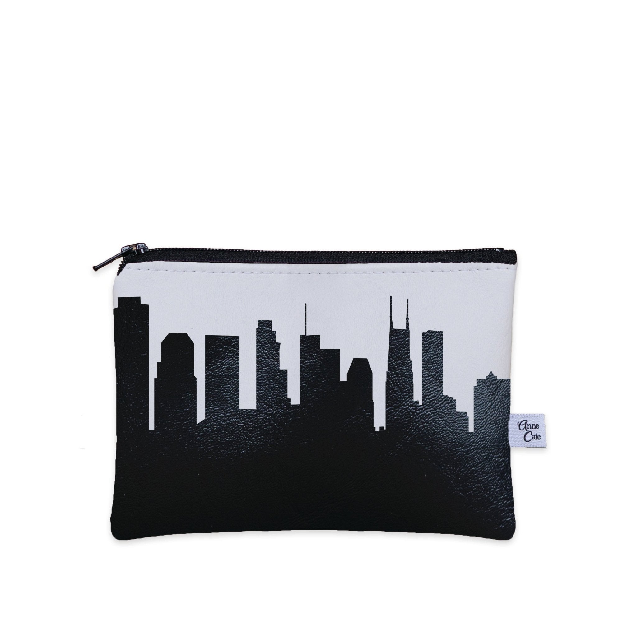 Nashville TN Skyline Vegan Leather Mini Wallet - Anne Cate