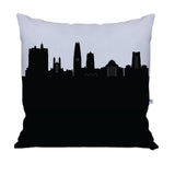 New Haven CT (Yale University) Skyline Large Throw Pillow
