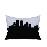 New Orleans LA Skyline Lumbar Pillow
