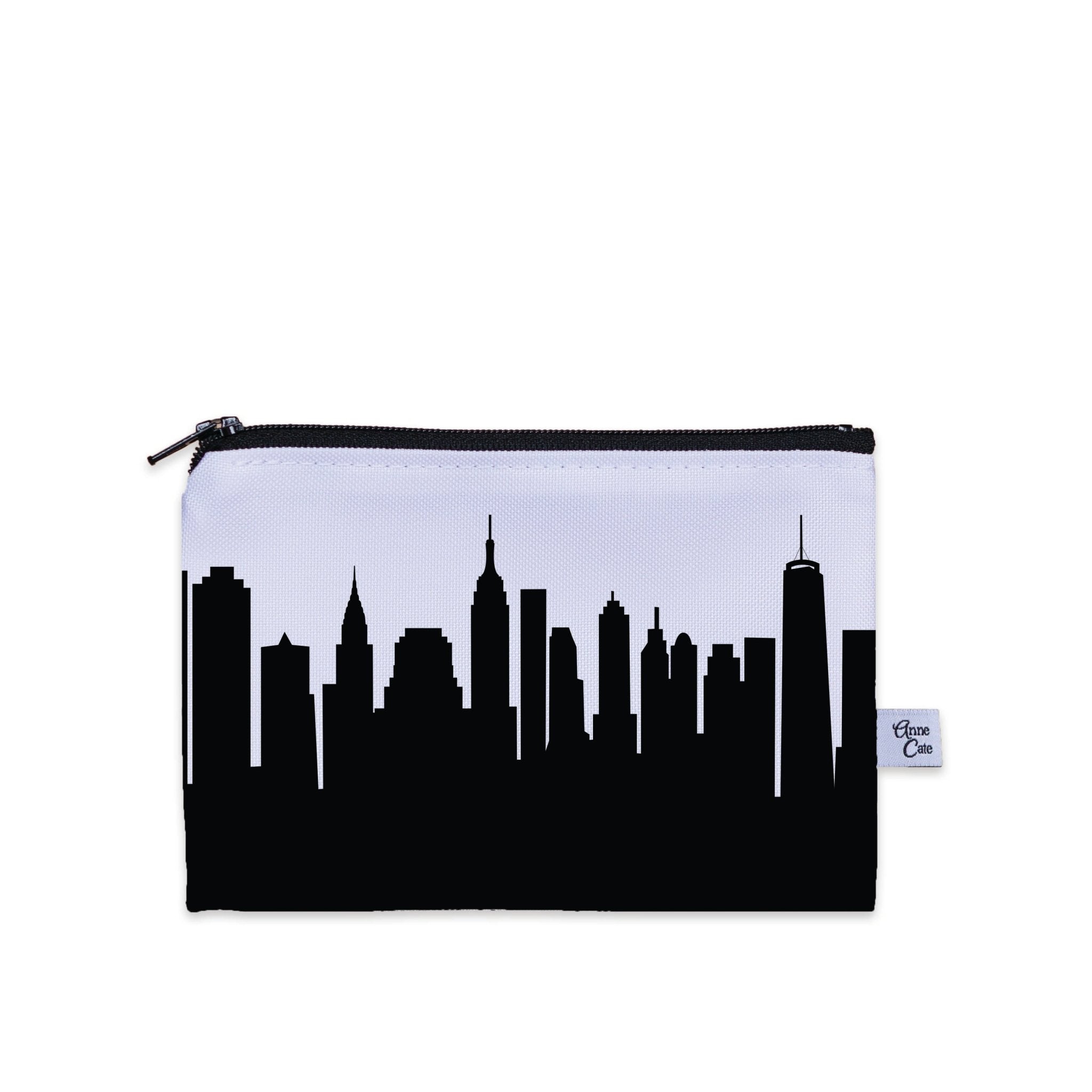 New York City NY Skyline Canvas Mini Purse - Anne Cate