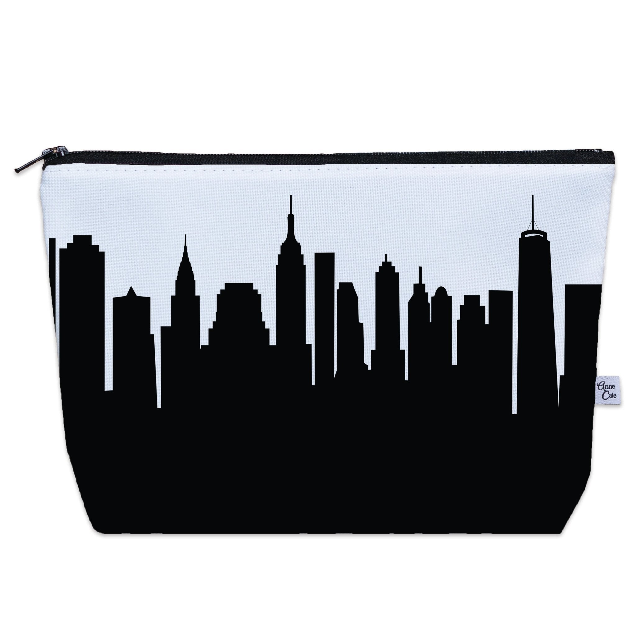 New York City NY Skyline Cosmetic Makeup Bag - Anne Cate