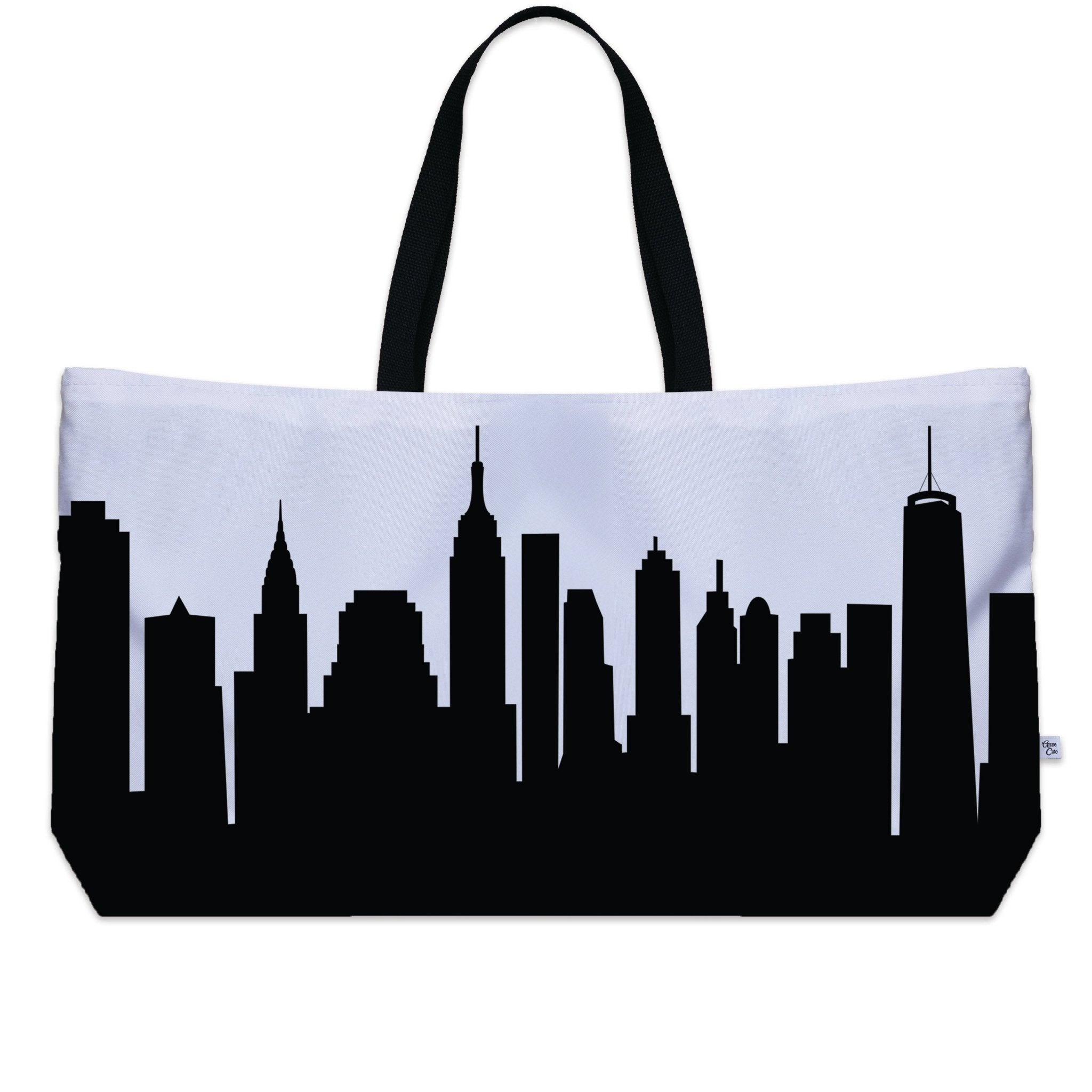 New York City NY Skyline Weekender Tote - Anne Cate