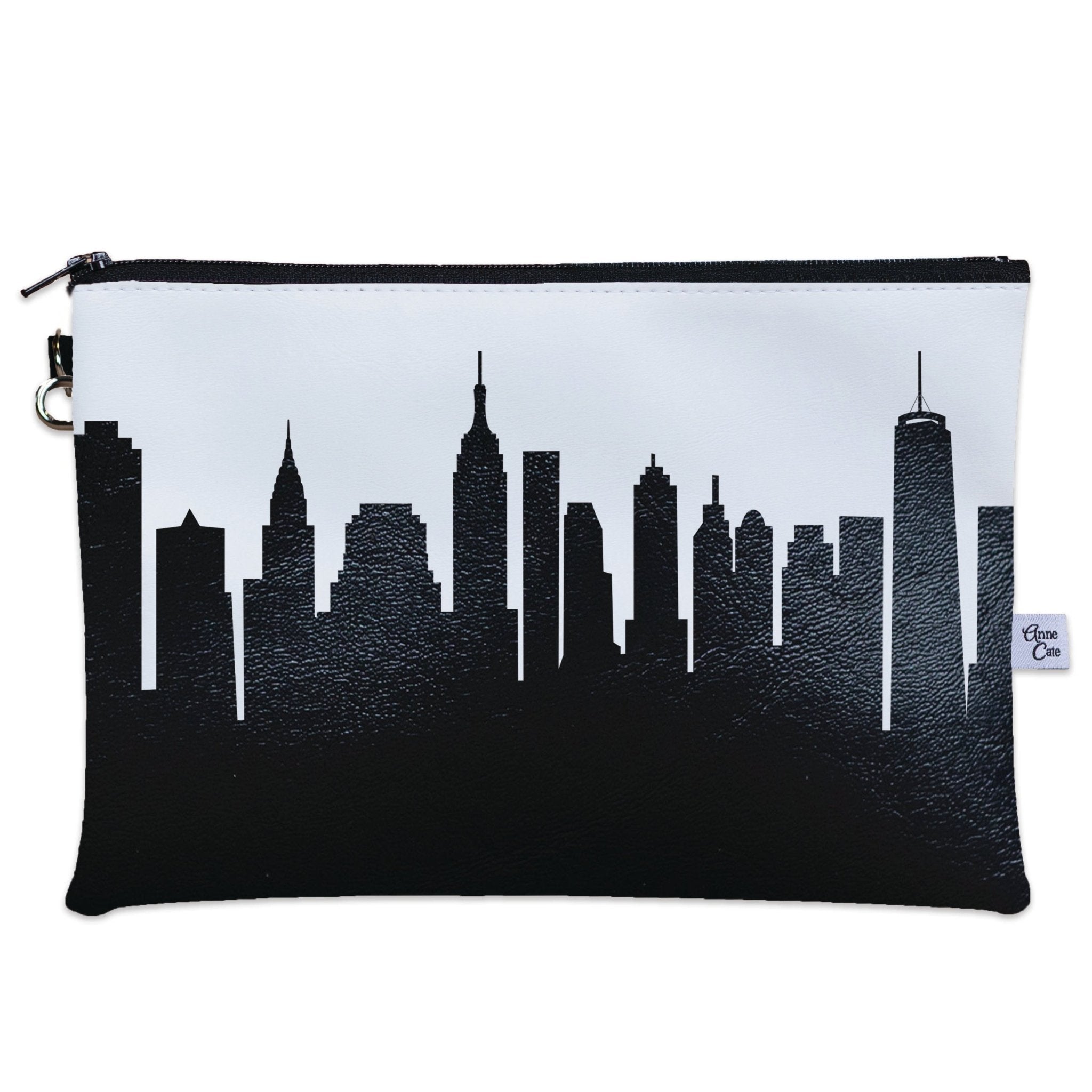 New York City NY Skyline Wristlet Clutch Purse - Anne Cate